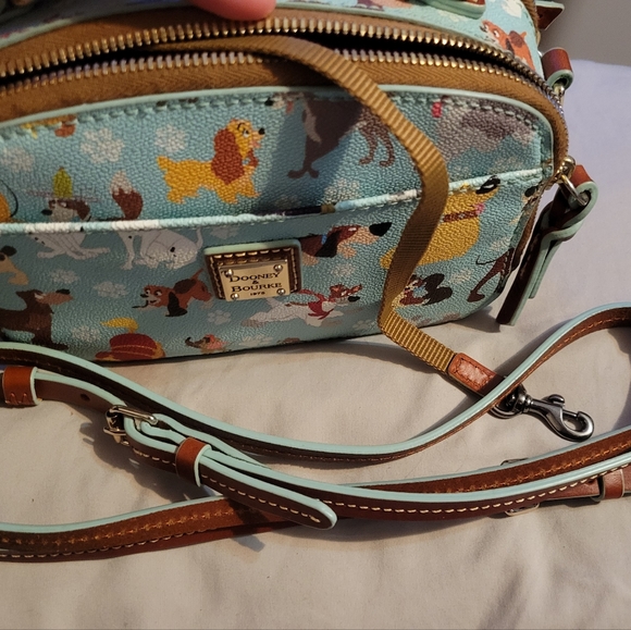 Dooney & Bourke Handbags - Disney Parks Dooney & Bourke Disney Dogs Blue/Mint Crossbody Purse Ambler